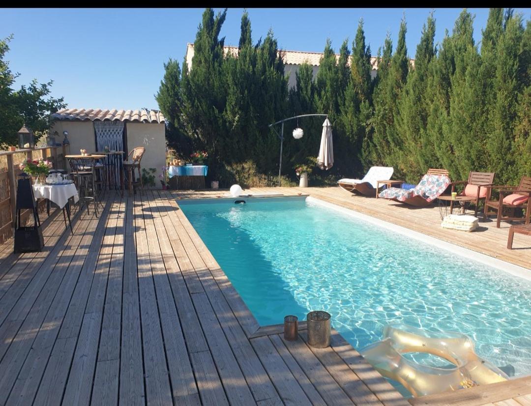 La Grange Du Cade Villa Magalas Buitenkant foto